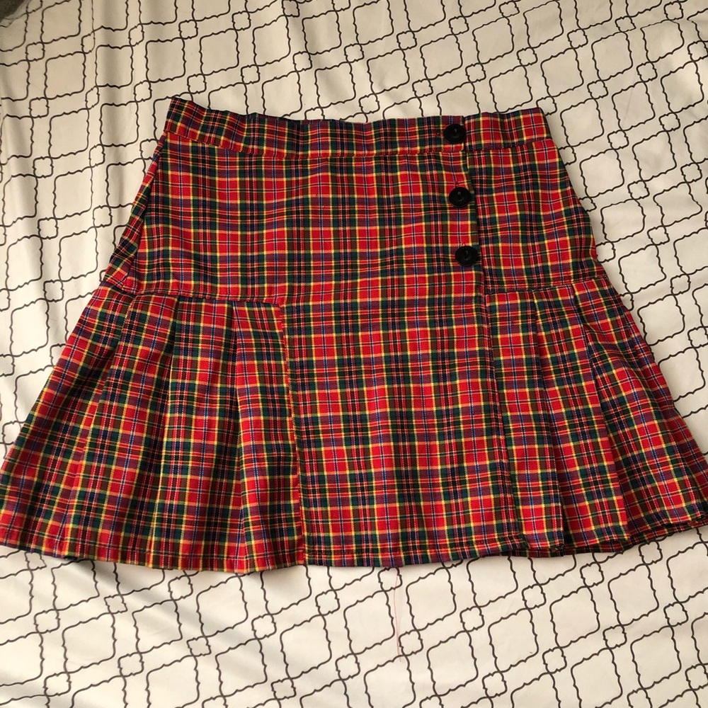 O-MIGHTY Plaid Skirt